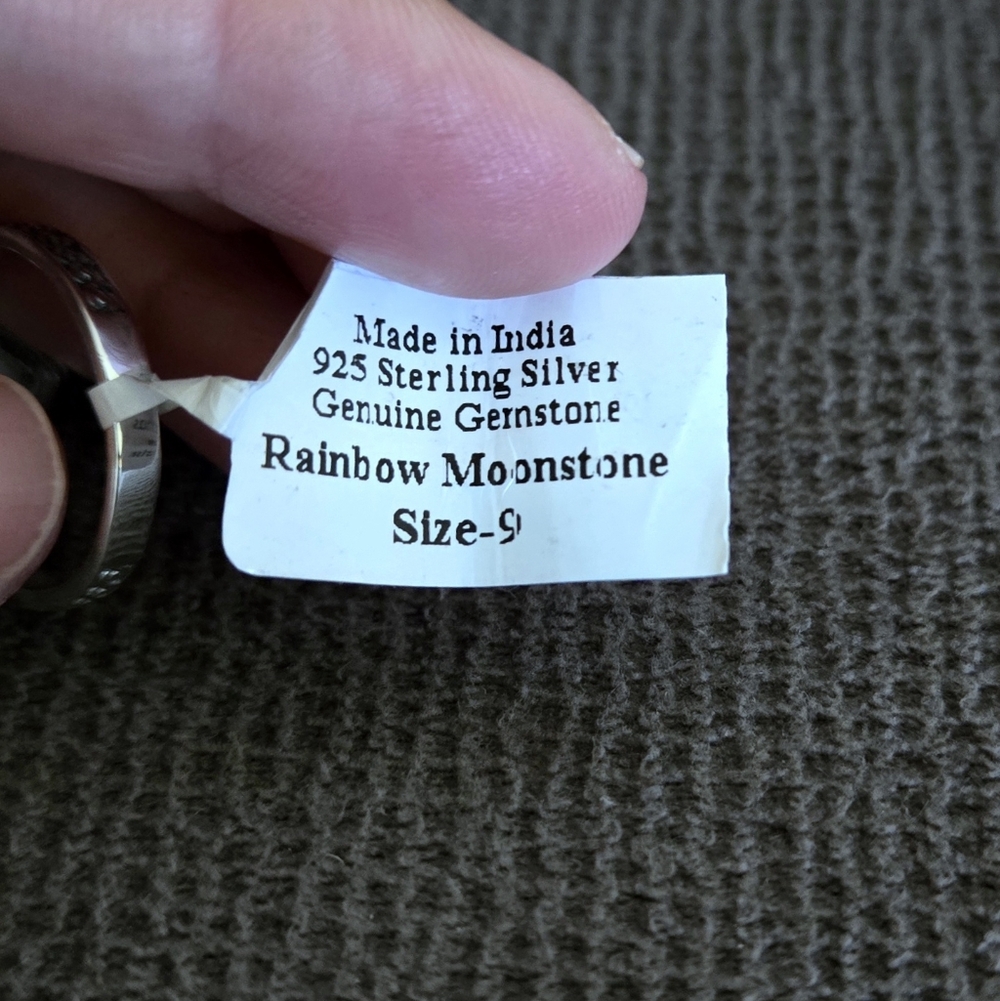 Shivam Rainbow🌈 Moonstone🌙 Marquise Ring💍 - NWT - Picture 5 of 16